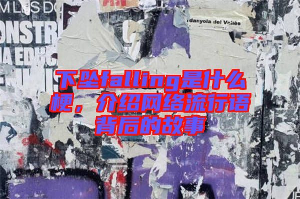下墜falling是什么梗，介紹網(wǎng)絡(luò)流行語(yǔ)背后的故事