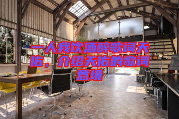 一人我飲酒醉歌詞天佑，介紹天佑的歌詞意境