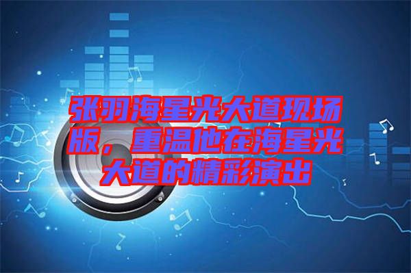 張羽海星光大道現場版，重溫他在海星光大道的精彩演出