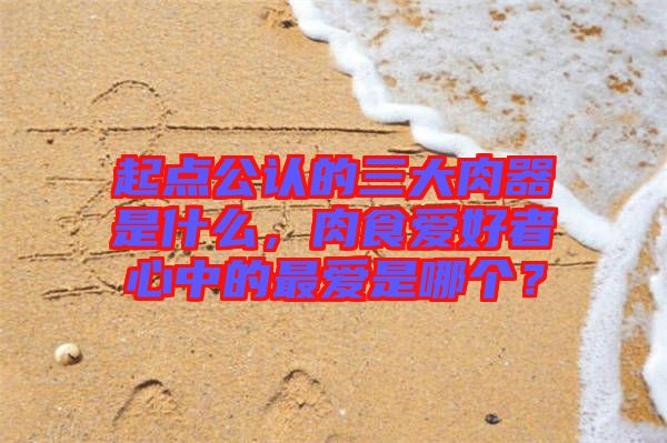 起點(diǎn)公認(rèn)的三大肉器是什么，肉食愛好者心中的最愛是哪個(gè)？