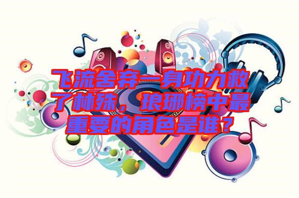 飛流舍棄一身功力救了林殊，瑯琊榜中最重要的角色是誰(shuí)？