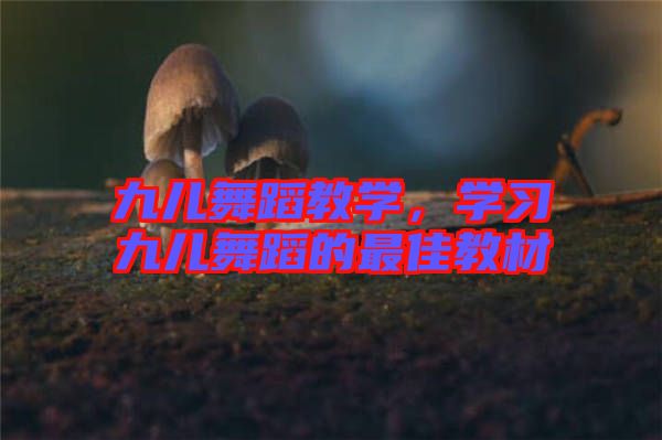 九兒舞蹈教學(xué)，學(xué)習(xí)九兒舞蹈的最佳教材