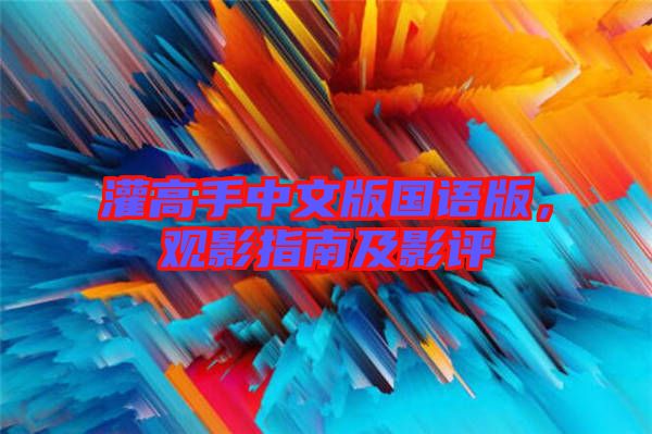 灌高手中文版國語版，觀影指南及影評